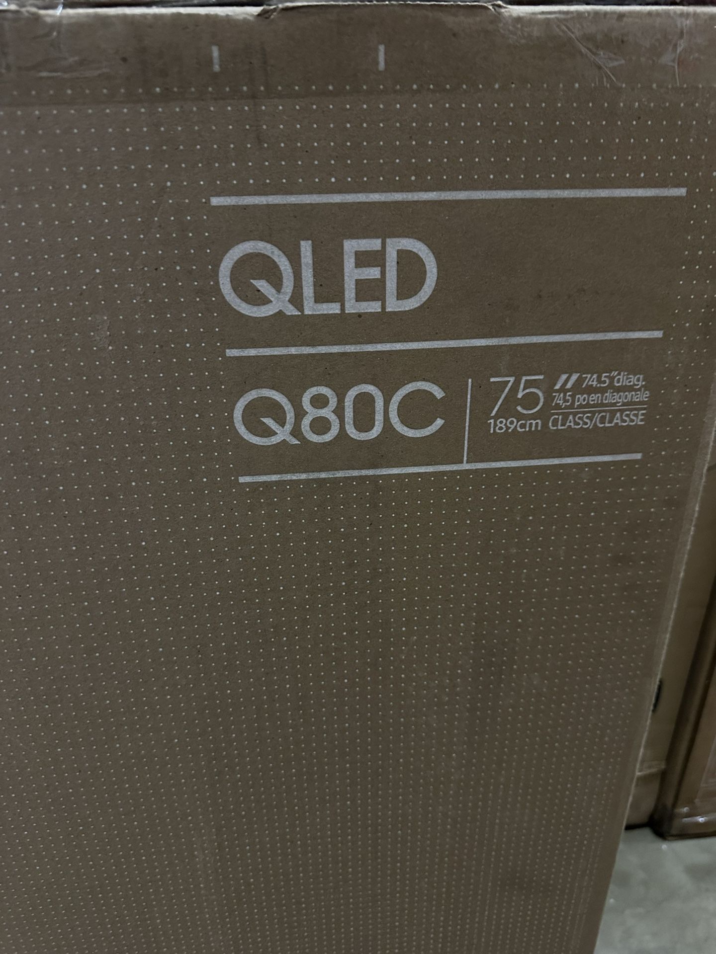 SAMSUNG 75-Inch QLED 4K Q80C Series Direct Full Array Smart TV QN75Q80C, Gaming Hub, Alexa Built-in, 2023 Model, Quantum HDR+, Dolby Atmos Object Trac