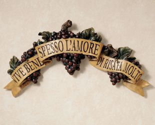 Touch Of Class - Vive Bene Banner Wall Accent