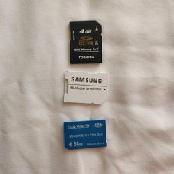 Assorted SD Cards