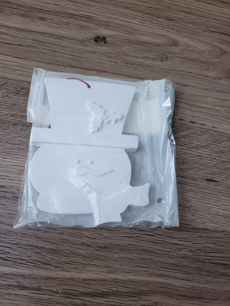 Plaster Ornaments to Decorate! NEW!