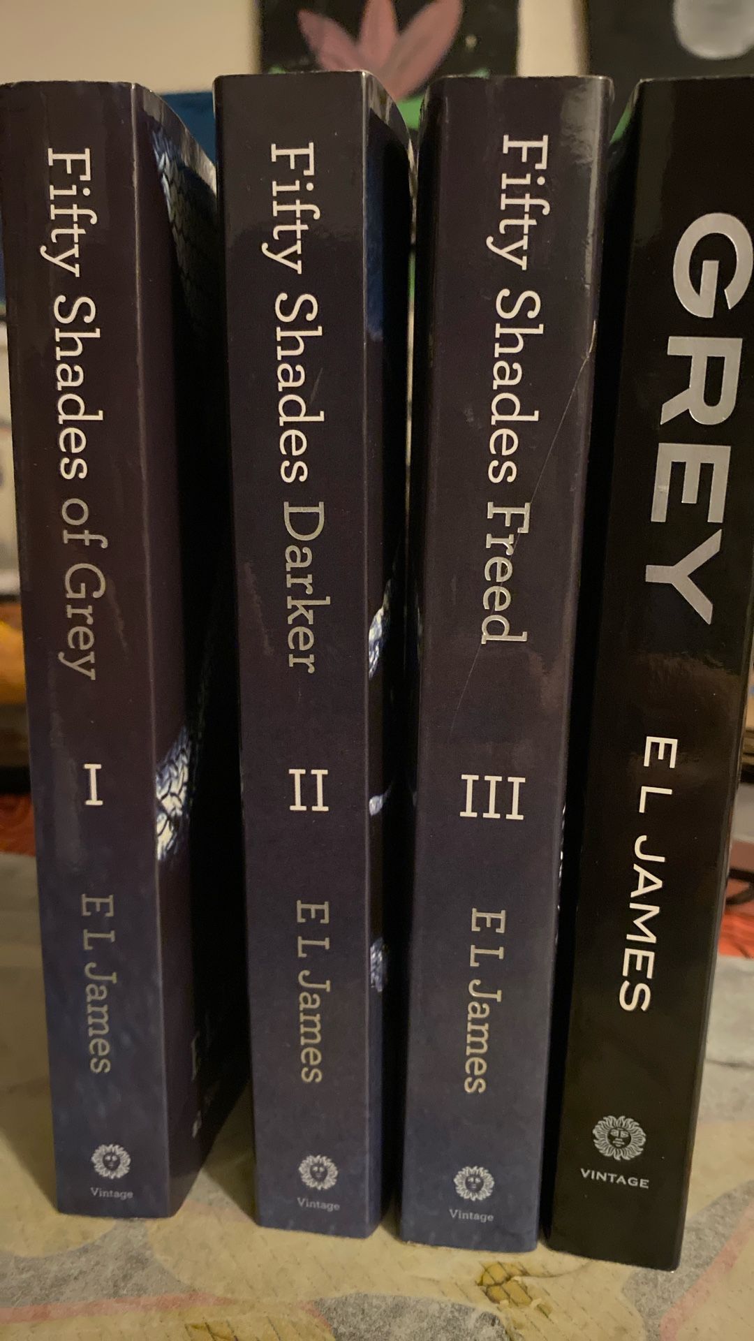 Fifty Shades Of Grey - 4 Book Set