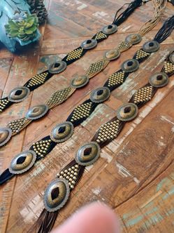 Vintage concho belts