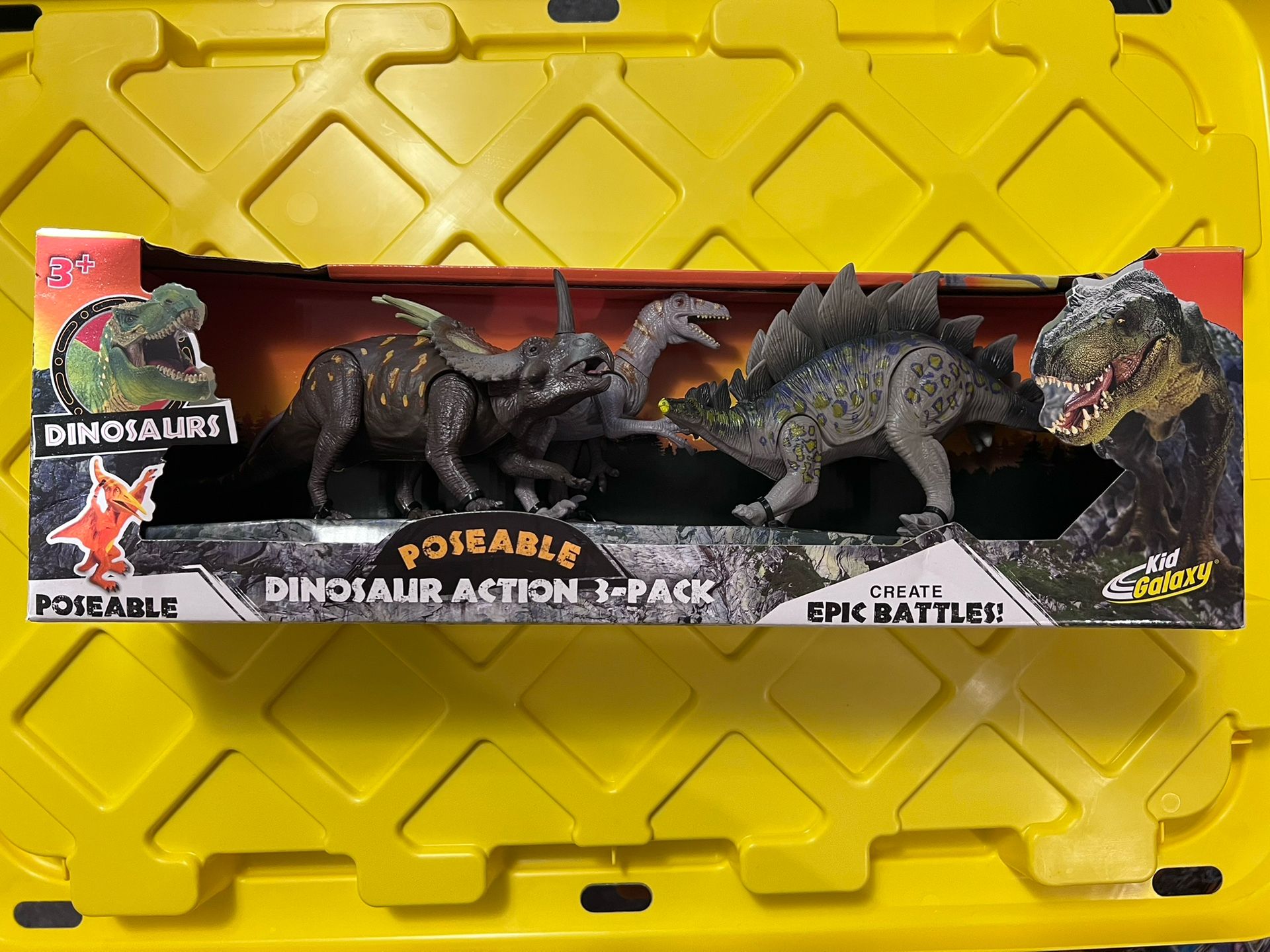 Dinosaur Action 3-pack