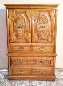 Link Taylor - Wood 4 Drawer Dresser / Armoire with Storage - Delivered