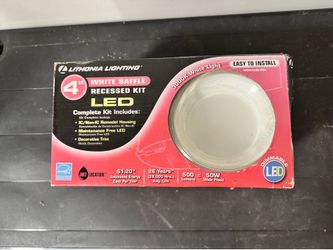 Lithonia Lighting 4" LED Recessed Kit w/White Baffle