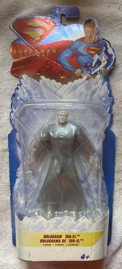 Superman Returns Hologram Jor-el ToysRus Exclusive Action Figure Rare BRAND NEW