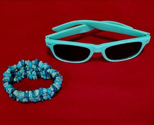 Turquoise Bracelet  and Sun glasses