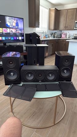 Jamo c803 with c80 center speaker