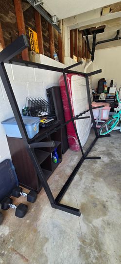 Queen bed frame and mattress