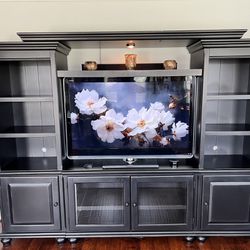 Solid Wood Entertainment Center