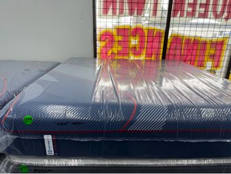 KING SIZE SEALY POSTUREPEDIC ELITE HYBRID (MEDIUM) MATTRESS & BOX SPRINGS BED SET