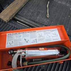 Kientetic Plumbing Water Ram Awesome Tool!!