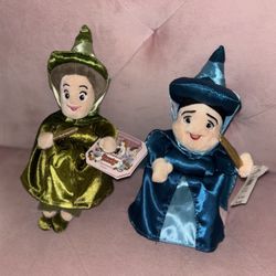 DISNEY STORE SLEEPING BEAUTY 2/3 FAIRIES 