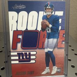 2025 Panini Absolute Jaxson Dart Rookie Force Patch (RC)  New York Giants