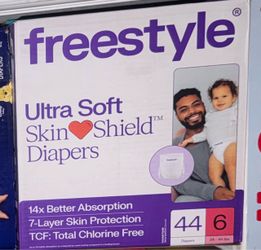 Freestyle size 6 diapers