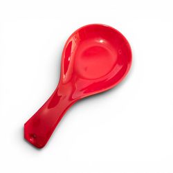 American Atelier Red Ceramic Spoon Rest