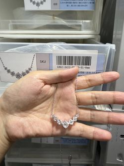 Moissanite necklace