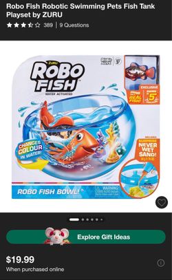 Robo fish & bowl