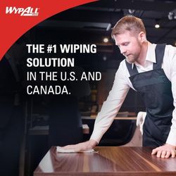 WypAll® GeneralClean™ L30 Heavy Duty Cleaning Towels (05800), Pop-Up Box, Strong and Soft Towels, White 100 Sheets