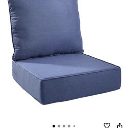 24 x 24 x 6 Outdoor Deep Seat Cushions Set 2 Set Waterproof Fade Resistant Patio Furniture Replacement Cushions NonSlip Outdoor Cushions Fit Loveseats