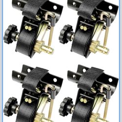 Ladder Rack Ratchet Straps with J-Hook (4PCS)