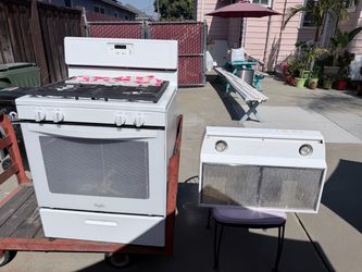 🔥 Whirlpool Gas Stove + Range Hood — BOTH for $90 OBO