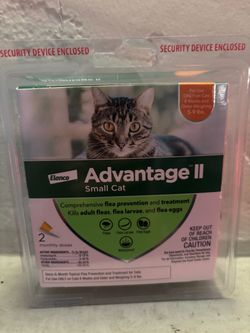 Elanco Advantage II small cat ( brand new unopened)