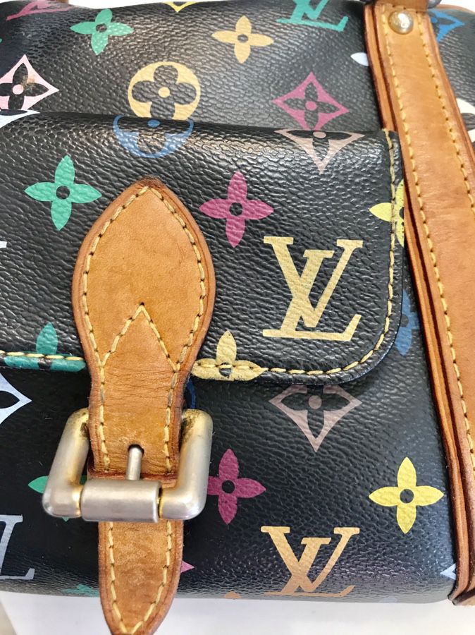Used Louis Vuitton black leather Priscilla bag for Sale in Loganville