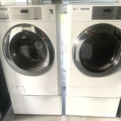Coin-Operated Front Load Washer and Dryer Set