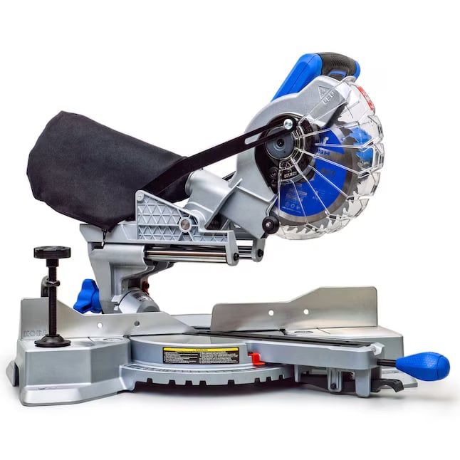 Kobalt Compact 7-1/4-in 10-Amp Single Bevel Sliding Compound Corded Miter Saw