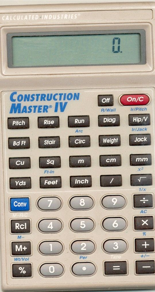 Calculated Industries Construction Master IV
