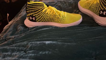 Under Armour Knit Sneakers Neon Yellow Black