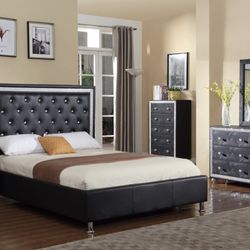 4-PCS Queen Size Bedroom Set In Offer 🔥🔥🔥