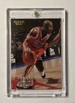 1996-97 Fleer MICHAEL JORDAN #13 NM NBA Card HOF