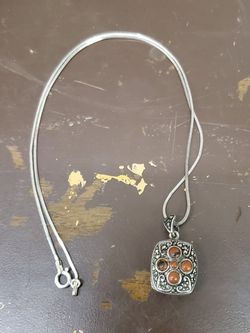 925 Sterling Silver Locket Necklace