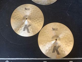 Zildjian K Fat Hats 15" Hi-Hat Cymbals BRAND NEW Retails for $699