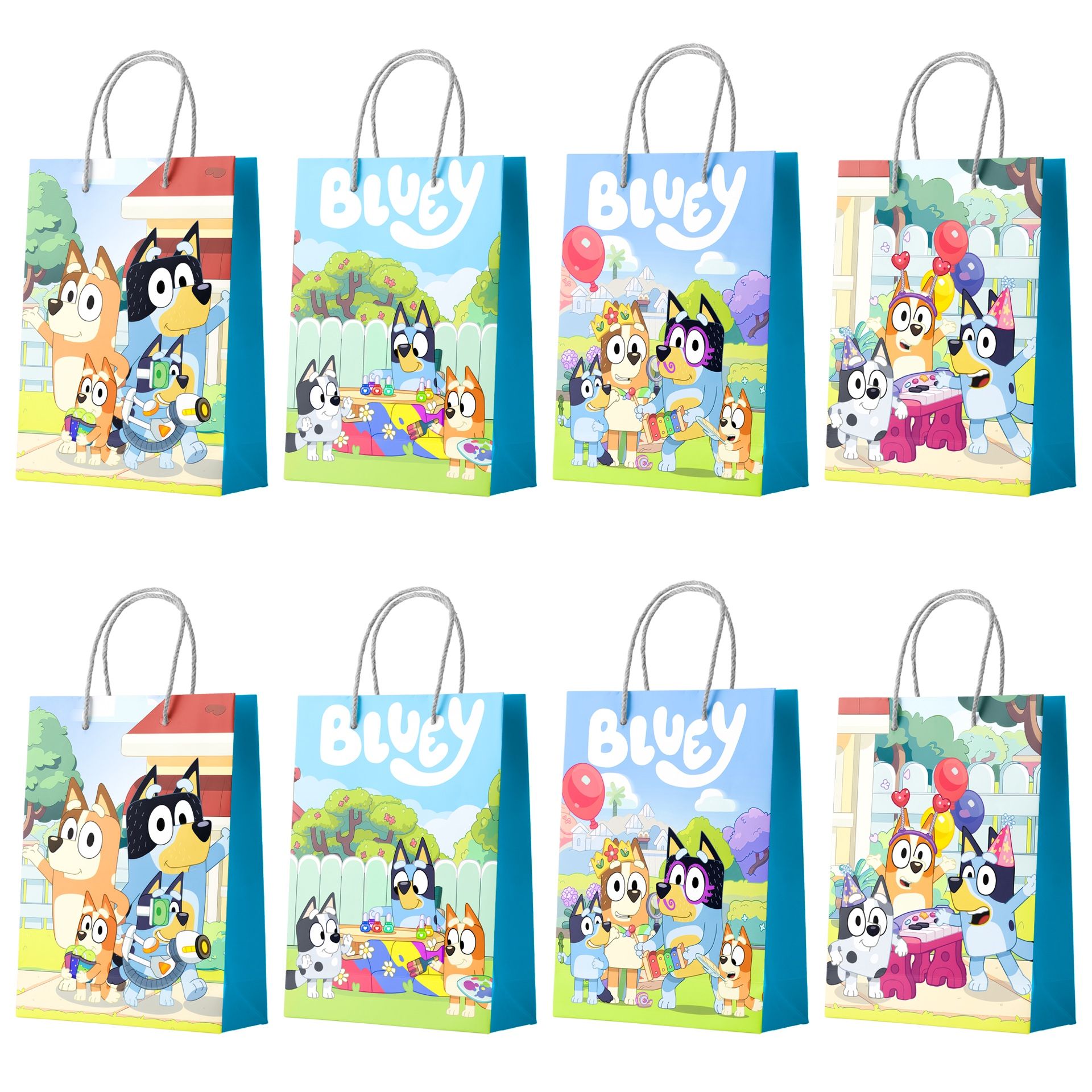 16pcs Bluey Party Gift Bags (New, Unopened)