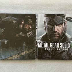 Metal Gear Solid Snake Eater Custom made Steelbook/SteelUp Case PS4/PS5/Xbox New
