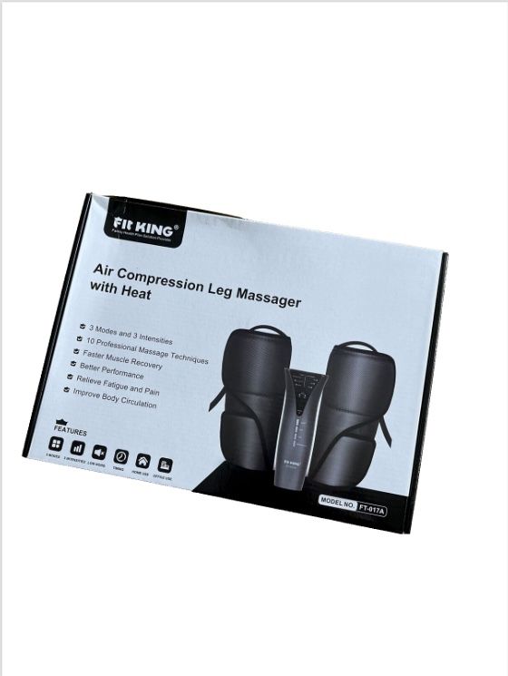 FIT KING Air Compression Leg Massager with Heat(Open Box)