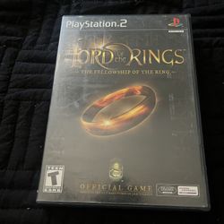 PS2 Lord Of The Rings