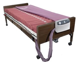 New Drive Med Aire Low Air Loss Mattress Replacement System Alternating Pressure Pressure Pump Redistribution Mattress  Moisture Wicking Cover $120