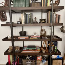 5 Tier Wood Shelving Unit