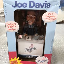 Joe Davis Bobble Head Kershaw Last Game 09/19/25 Clayton Dodgers Baseball