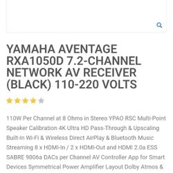 yamaha aventage  rxa 1050 network reciever with bluetooth and remote..i paid $1,200 asking $500 firm
