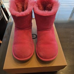 UGG  K Mimi Bailey Bow 11  kids  size 3  pink