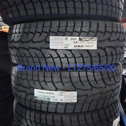 (4) - LT275/65/20 Hankook iPike RW11 Snow Tires