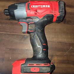 CRAFTSMAN CMCF800 V20 1/4-in Impact Driver Tool Only $15