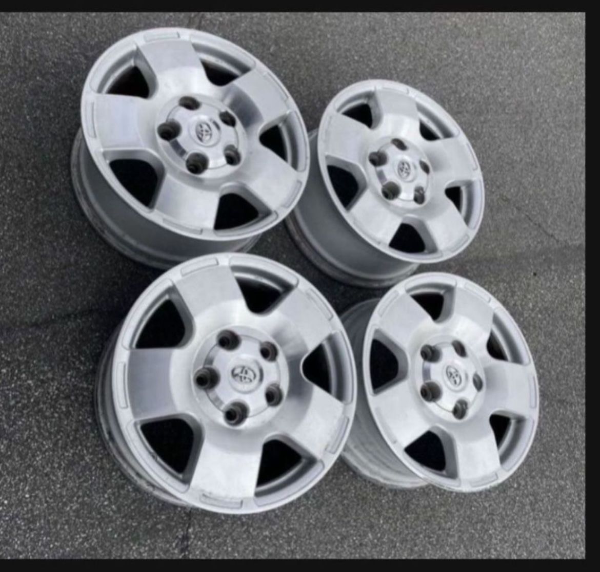 4 - 18x8 5x150 5x5.91 Stock Alloy Aluminum Toyota Tundra Sequoia Wheels Rims Only 18inch !!