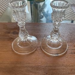 Cristal D’ Arques Candle Holder Set 