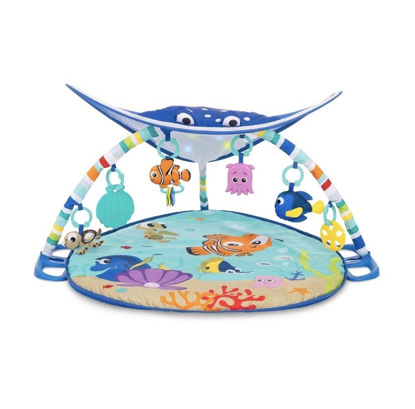 Disney Baby Finding Nemo Mr. Ray Ocean Lights & Music Activity Play Gym
